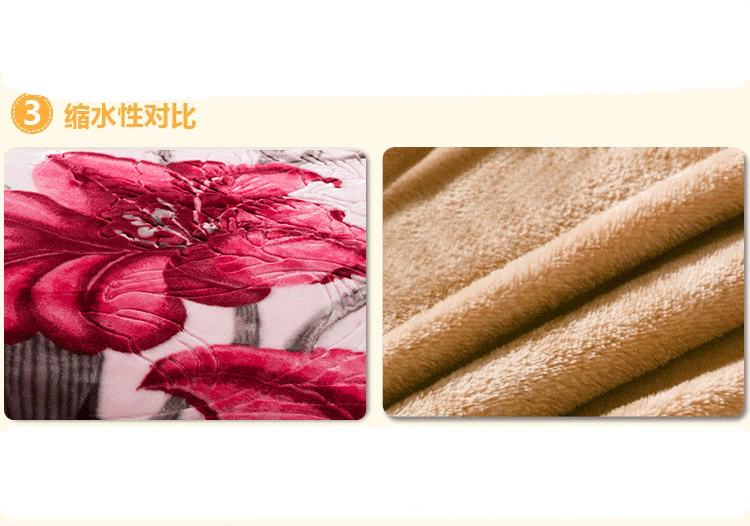 
                                        拍下9折碟恋花家纺冬毯加厚毛毯 拉舍尔毛毯毛毯被加厚双层拉舍尔单人双人毯子 牡丹花开 优质版180*220cm 5.6斤                