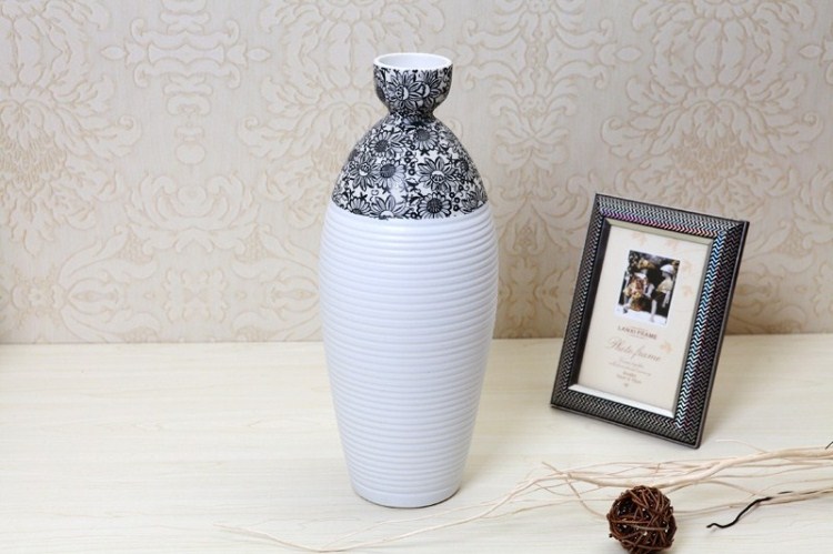 尊瓷    现代陶瓷室内家居装饰品 客厅书房摆件 创意陶瓷工艺品 酒柜摆设 3件套摆件