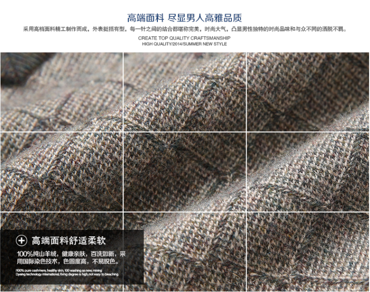 ZZHK <em>品牌</em>专柜 <em>羊绒</em>衫<em>男纯羊绒</em>新款正品V领套