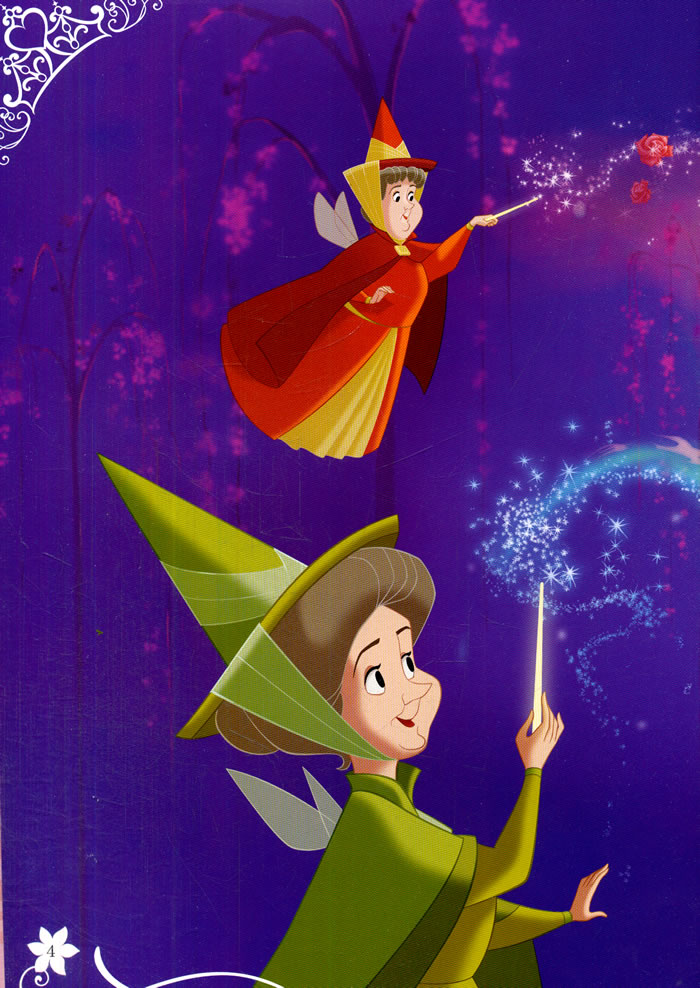 分别为《白雪公主》,《美女与野兽》,《长发公主》,《睡美人》,《小