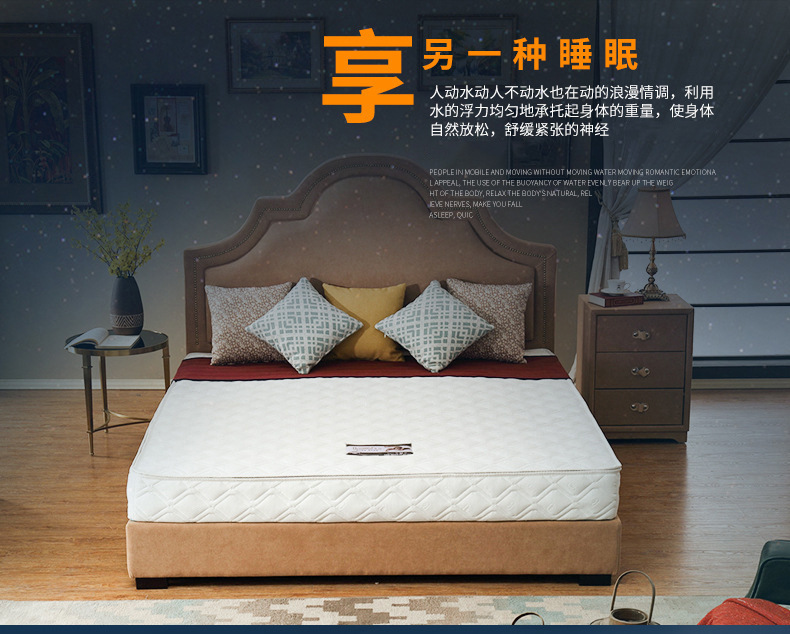 尊玛恒温水床垫双人水床情趣床酒店宾馆家用 大波浪【特软】 180*200*20cm