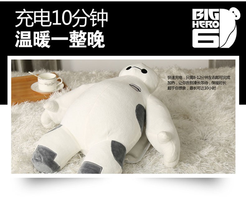
                                        沐坤 创意礼品 防爆暖手宝大白热水袋电暖宝充电暖宝宝 生日圣诞元旦情人节送女友礼物                