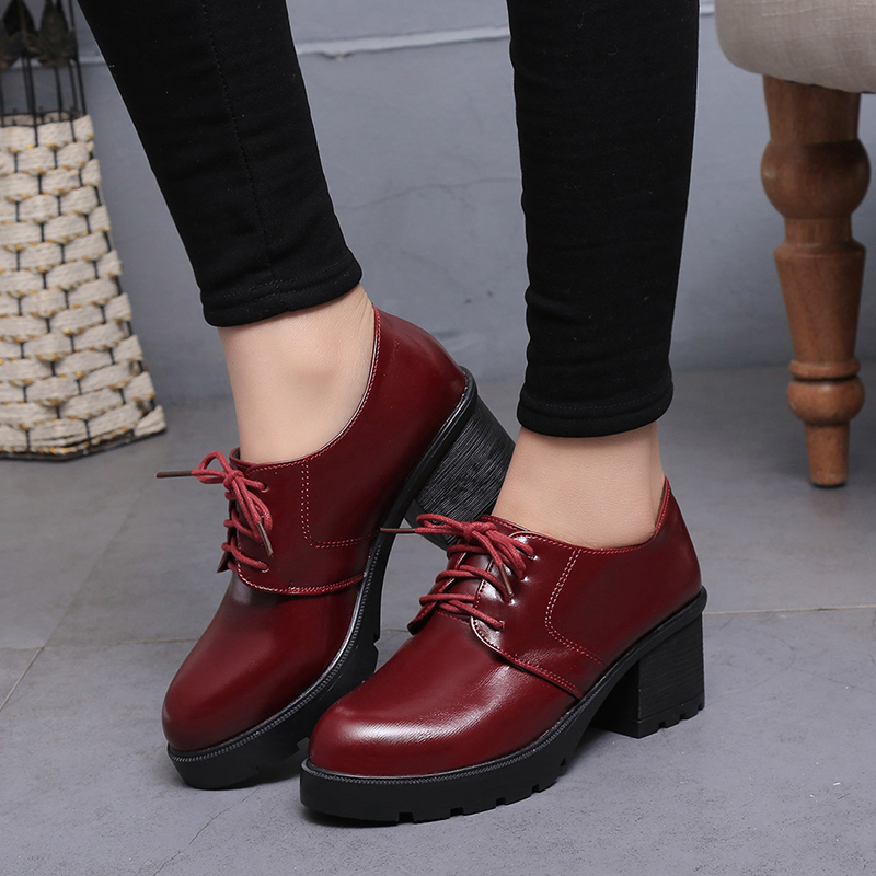 【京东】格彬森2016春夏新款时尚欧美圆头高