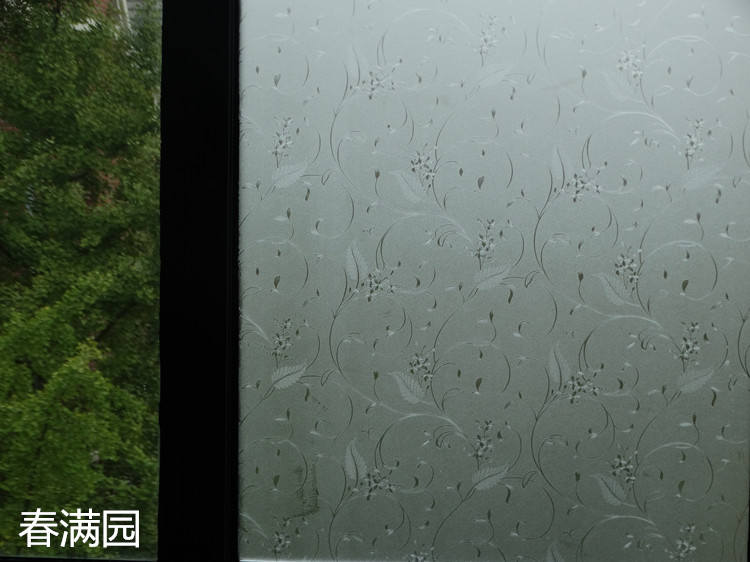 莱恩斯窗贴玻璃贴膜磨砂玻璃纸玻璃贴纸透光不透明玻璃窗贴膜卫生间玻璃膜磨砂膜无胶静电窗户贴纸 0.4米宽1米长型号留言
