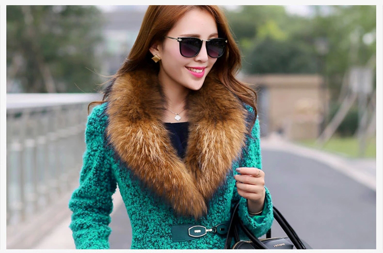 Charlene Choi 2015 autumn and winter and new gross girls jacket? Long woolen coat gross? coats of Sau San a wool coat female 8861# Peacock Blue 2XL Photo, prices, brand platters! The elections are supplied in the national character of distribution, so action, buy now enjoy more preferential! As soon as possible.