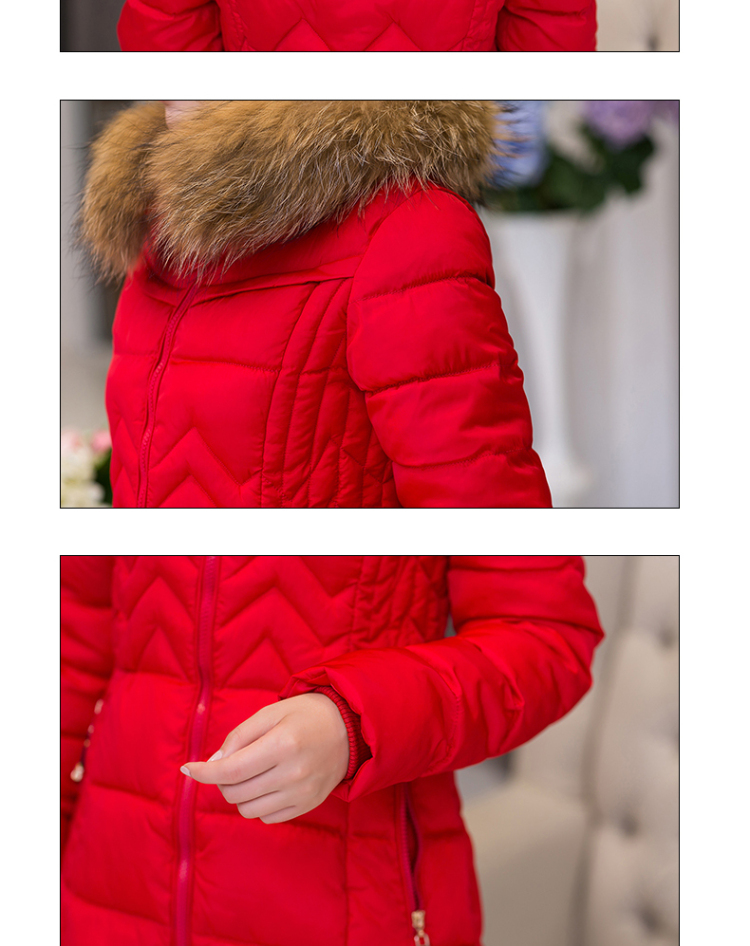 D Yi Butterfly 2015 autumn and winter new Korean gross collar cap in Sau San long cotton coat larger women 1067 Red XL Photo, prices, brand platters! The elections are supplied in the national character of distribution, so action, buy now enjoy more preferential! As soon as possible.