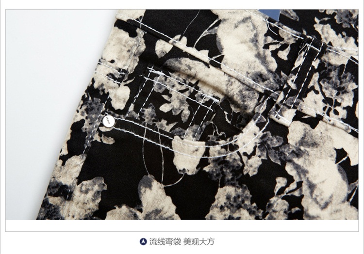 弗娜塔2015女装秋冬款韩版修身大码小脚休闲打底裤 5147 藏蓝色 M