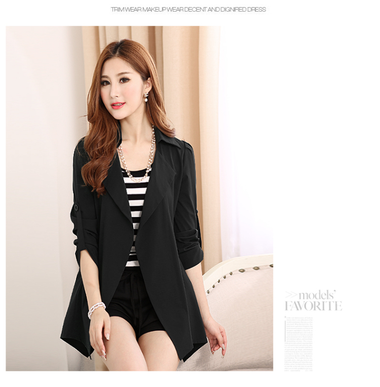 Ink marks the new Korean autumn to increase women's code thick sister in Sau San video thin long wind jacket wild temperament lapel WOMEN'S JACKET 1122 Black 5XL( suitable for 180-200) pictures, price catty, brand platters! The elections are supplied in the national character of distribution, so action, buy now enjoy more preferential! As soon as possible.