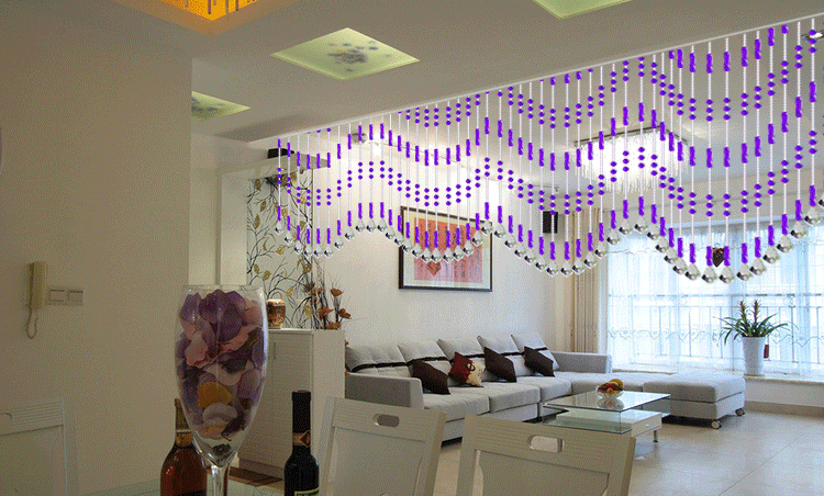 卓舰水晶成品珠帘门帘隔断风水葫芦转运招财平安玄关挂帘垂帘吊装饰