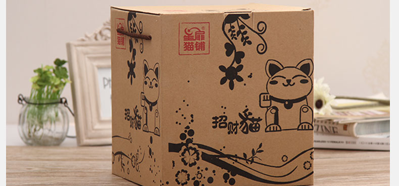 
                                                            星扉 大号炫彩陶瓷招财猫储蓄罐 店铺开业摆件工艺品 客厅装饰品存钱罐创意礼品摆件 9#炫彩红色福猫                