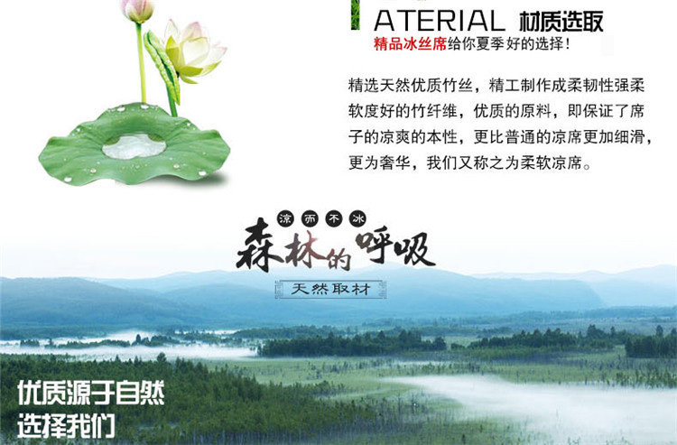 
                                                                                南极人（NanJiren）冰丝席二三件套 1.5/1.8m单人双人床夏季可折叠提花空调席可拆卸凉席 粉【提花冰丝席】 180*200cm三件套                