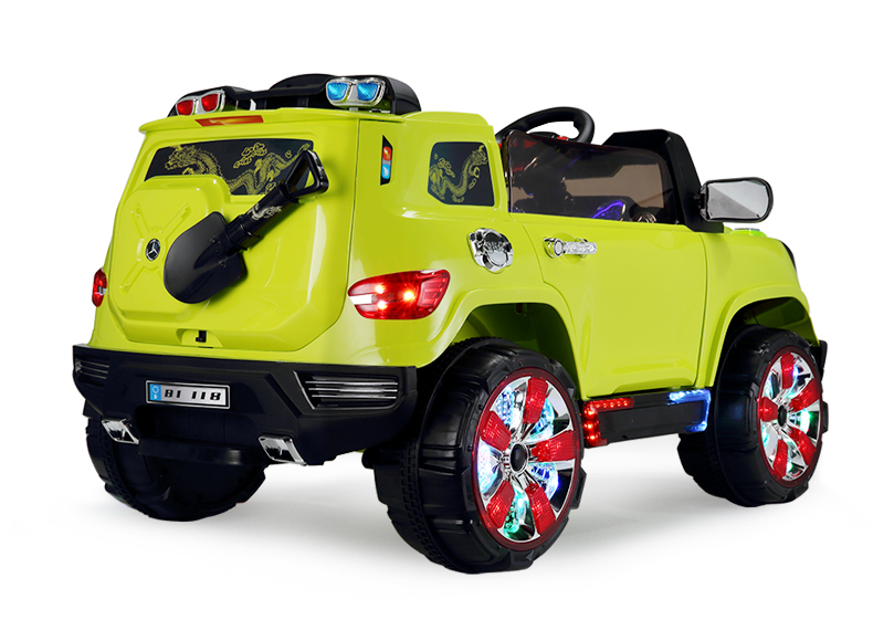 智乐堡儿童电动车越野车四轮汽车带遥控可坐人奔驰男女宝宝玩具车