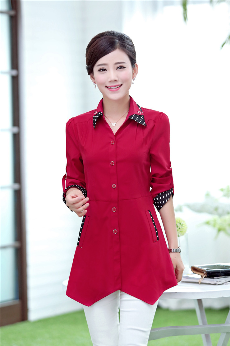 A pleasant, year, older women 2015 spring new larger mother load loose shirt short-sleeve summer shirt ybl 622 short-sleeve, the red XXXL pictures, price, brand platters! Elections are good character, the national distribution, so why buy now enjoy more preferential! Health