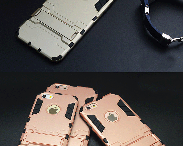 iphone6手机壳4.7硅胶苹果6plus手机壳5.5新款5s保护套外壳防摔软 玫瑰金  iphone 5/5s