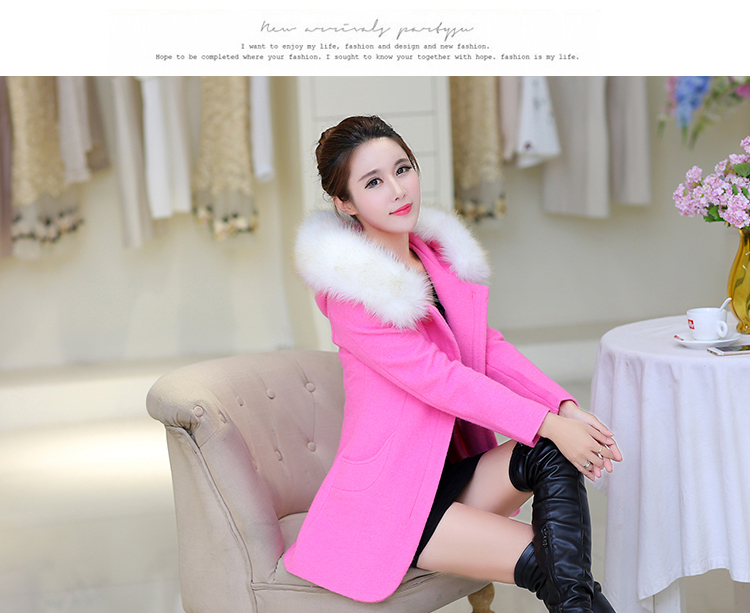 The autumn and winter new gross girls jacket? Long Nagymaros collar Korean windbreaker winter coats that a plush coat stylish pink? S picture, prices, brand platters! The elections are supplied in the national character of distribution, so action, buy now enjoy more preferential! As soon as possible.