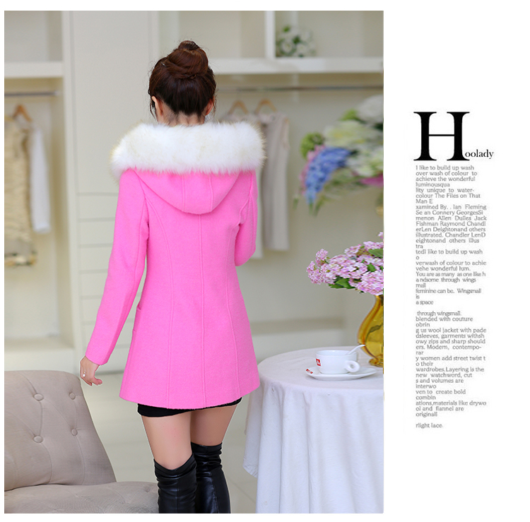 The autumn and winter new gross girls jacket? Long Nagymaros collar Korean windbreaker winter coats that a plush coat stylish pink? S picture, prices, brand platters! The elections are supplied in the national character of distribution, so action, buy now enjoy more preferential! As soon as possible.