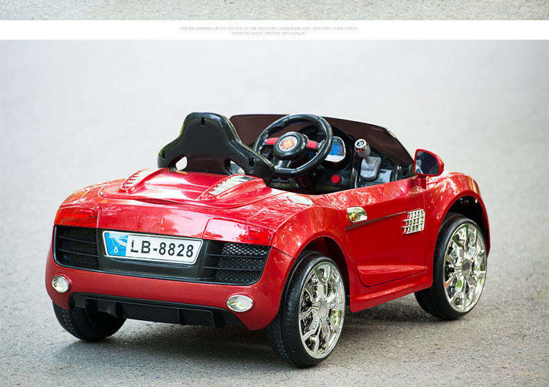 车四轮可坐人宝宝带摇摆遥控车电动汽车儿童车宝马小孩玩具车奥迪车