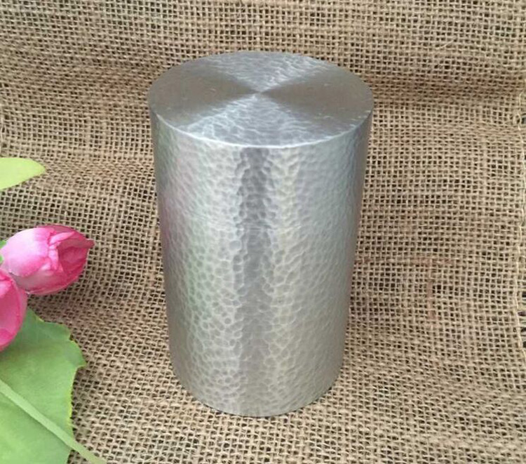 【顺丰包邮】精品含99.9%纯锡罐茶具 锡茶叶罐 商务送礼 纯手工捶打茶罐子茶叶盒礼品储物 精品编织双层设计锡罐