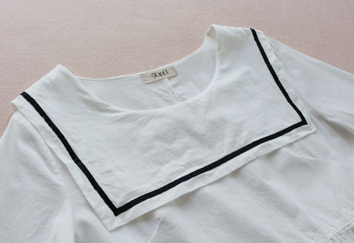 款2016秋季女装甜美日系风格高腰显瘦条纹装