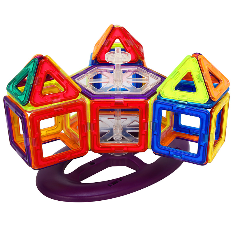 磁力片积木儿童益智磁铁玩具积木益智儿童玩具构建片磁性提拉磁力片