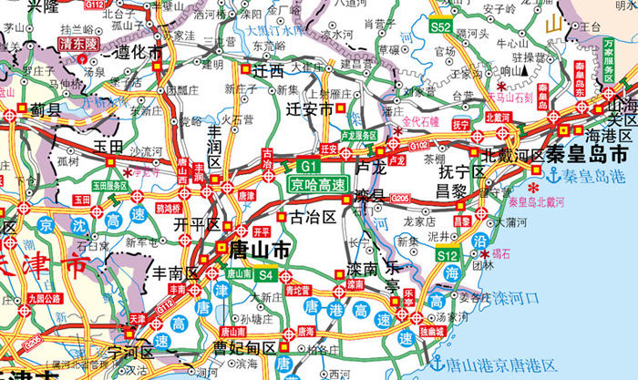 2015秦皇岛市交通地图册(全新版) 河北省制图院 中国地图出版社图片