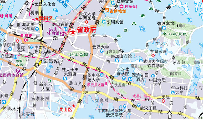中华人民共和国分省系列地图 湖北省地图(盒装折叠版)   作者:中国图片