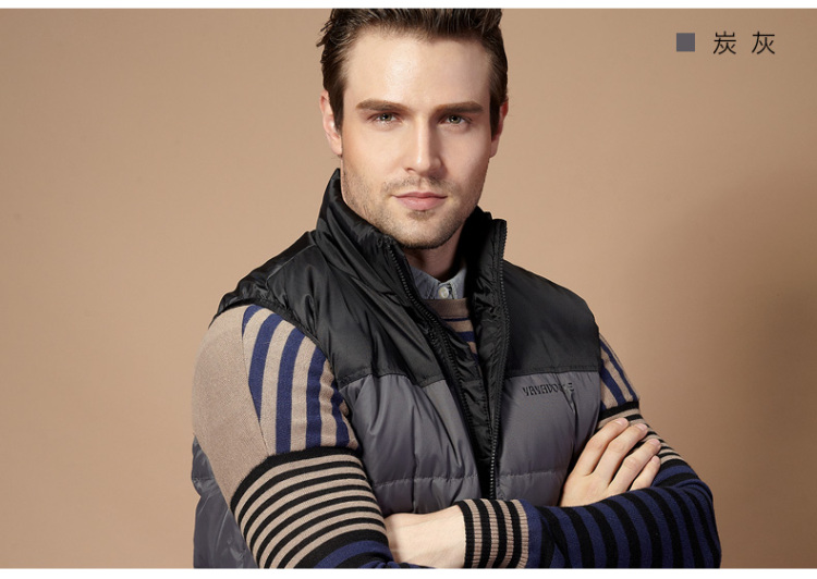 鸭鸭(YAYA)<em>羽绒</em>服 男款<em>羽绒马甲</em>【<em>尺码</em>偏大一