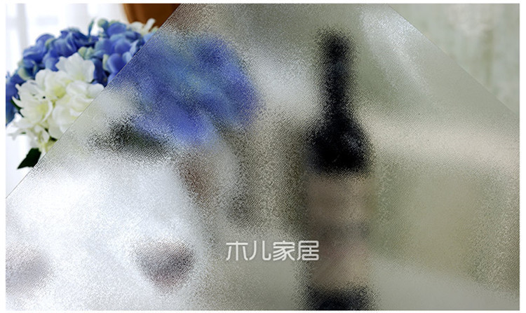 
                                        【年货节3件7折】木儿家居桌布软玻璃水晶板坂方桌透明磨砂定做餐桌布茶几 波斯菊款(厚度2.0mm) 80cm*135cm                