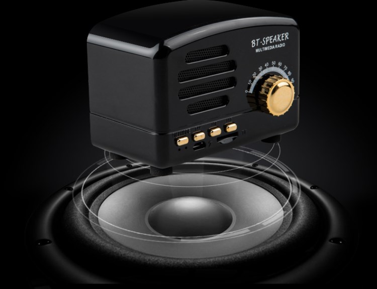 garinemax 德国巨炮蓝牙音箱重低音炮车载无线户外插卡迷你小音响便携