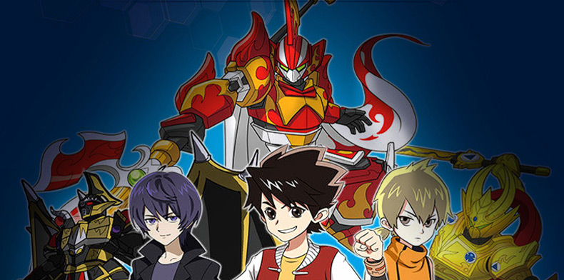 三宝炫击战卡火战骑勇者激战对战玩具卡牌射击儿童玩具 幻影侠枪柄