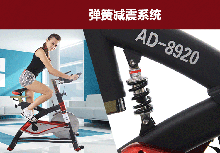 艾威evere动感单车ad8920家用静音动感单车健身车室内运动自行车健身
