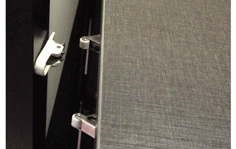 德国海福乐hafele 弹簧门扣拍拍锁 按弹功能象鼻锁 免