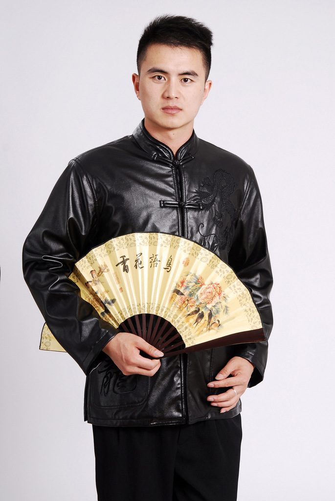 Shanghai, optimization options Tang Dynasty Men long-sleeved sweater Tang blouses men's leather jacket water Sable Hair Tang dynasty leather garments plus black XL pictures, lint-free price, brand platters! The elections are supplied in the national character of distribution, so action, buy now enjoy more preferential! As soon as possible.