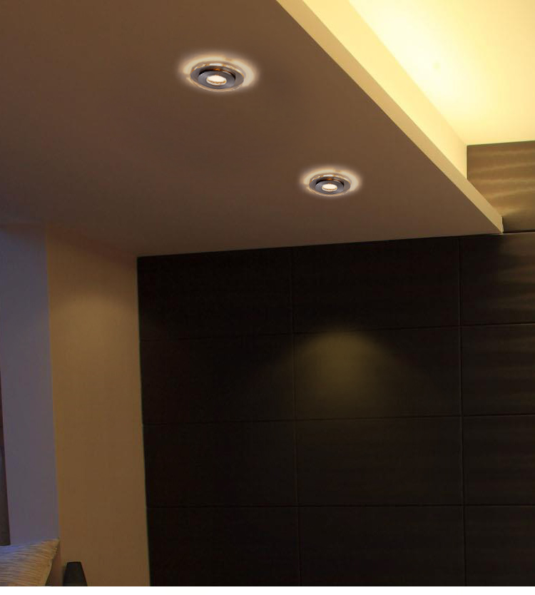 德国柏曼shell筒灯led客厅嵌入式超薄筒灯天花灯单头丝缎银2700k