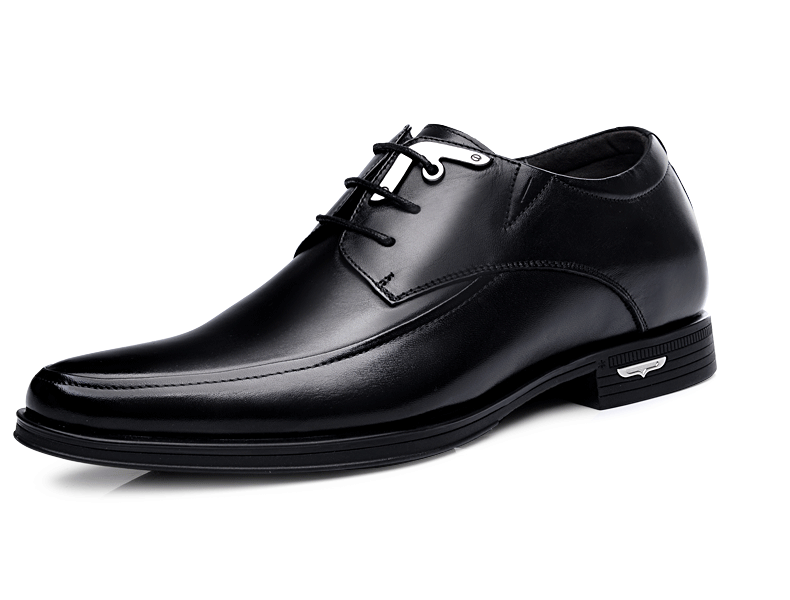 高尼(gony)内增高男6.5cm 皮鞋男士正装隐形增高鞋 黑色26551 42