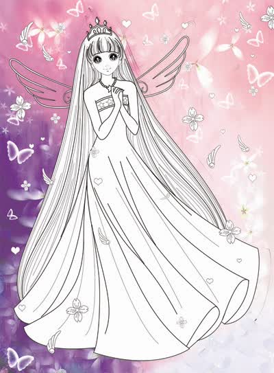 俏公主涂色2 星座美少女 汪曼玲 四川少儿出版社 9787536558519