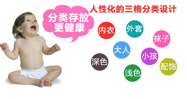 hano铝合金牛津布脏衣篮折叠脏衣篓洗衣篮三格脏衣服收纳筐收纳桶 随机