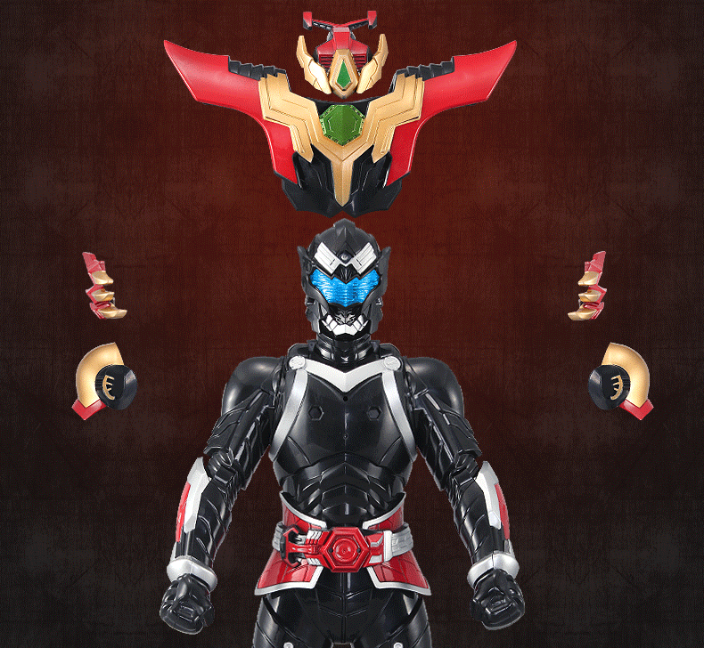 佳奇铠甲勇士捕将变身遥控机器人换装儿童男孩人偶玩具套装 kj51231-1