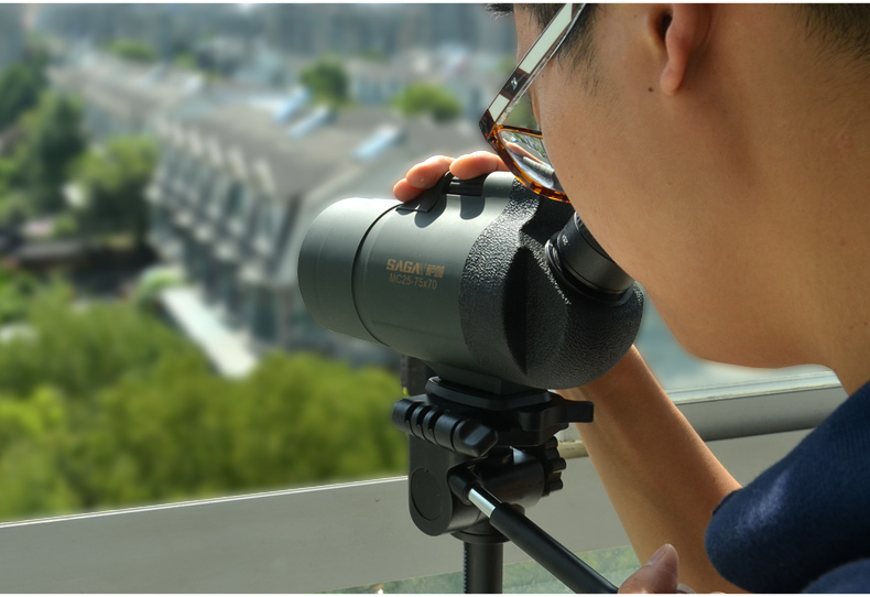 saga萨伽马卡75倍变倍单筒望远镜高倍高清夜视观鸟镜成人手机拍摄