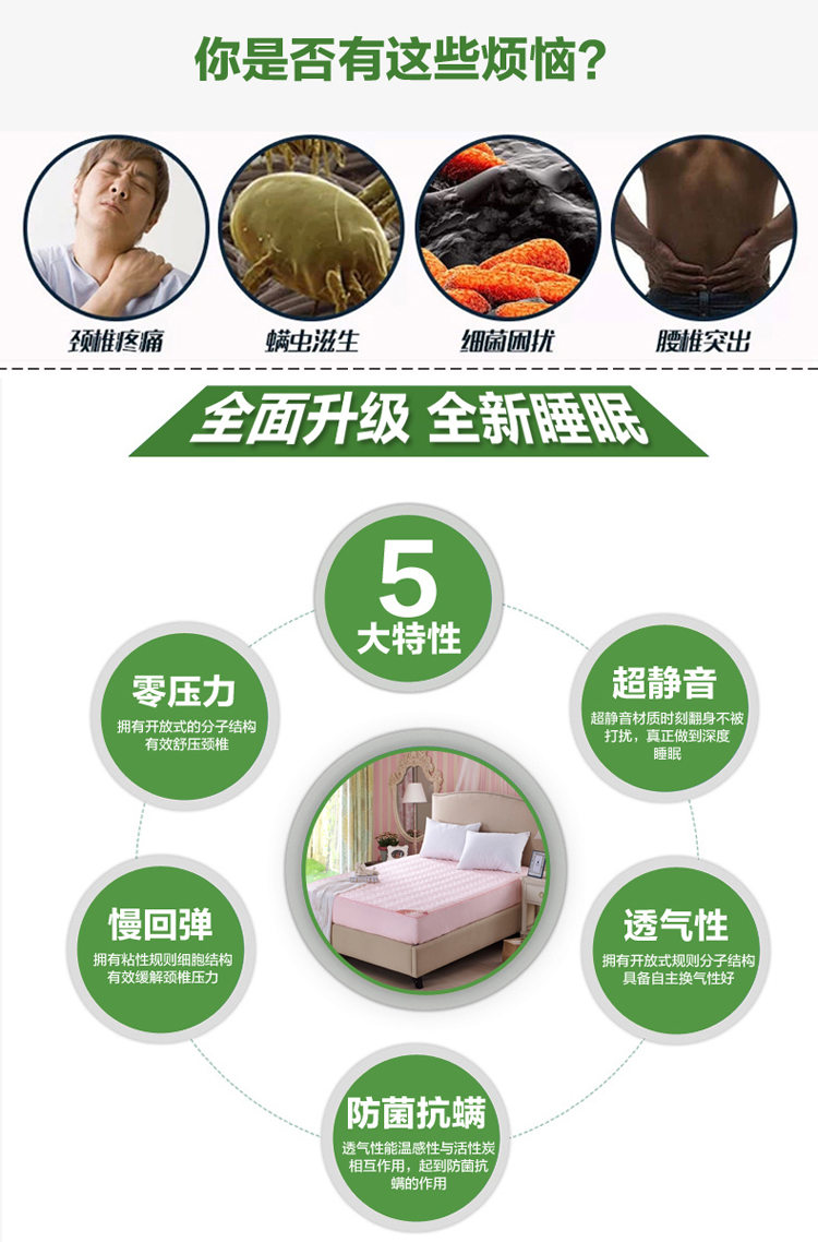 IX得信人家  床上用品 全纯棉纯色床笠单人双人加厚床护垫床垫罩 席梦思保护套 天蓝色 180cm*200cm