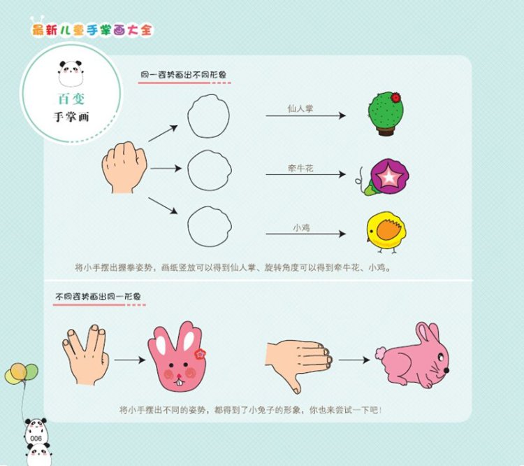 新儿童手掌画大全