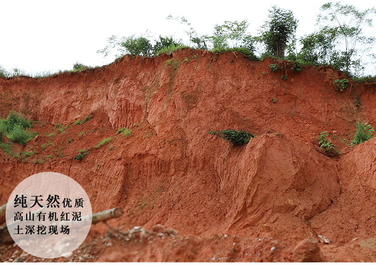 天然红泥土腌制鸭蛋红土红泥营养土种茶花养龟垫材清风苑10斤21省包邮