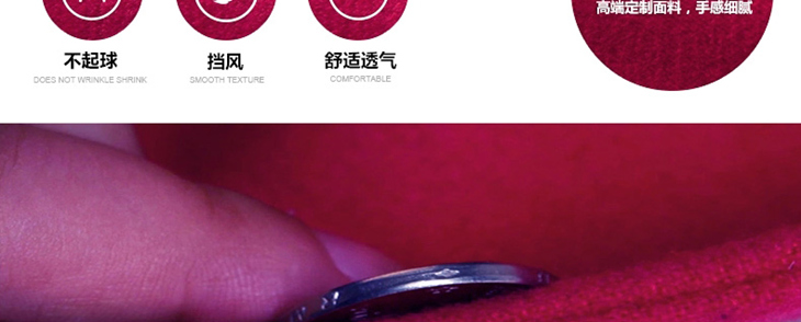 妃家 秋冬新款毛呢大衣中长款宽松斗篷外套超大毛领双排扣呢子大衣包邮 玫红色 S