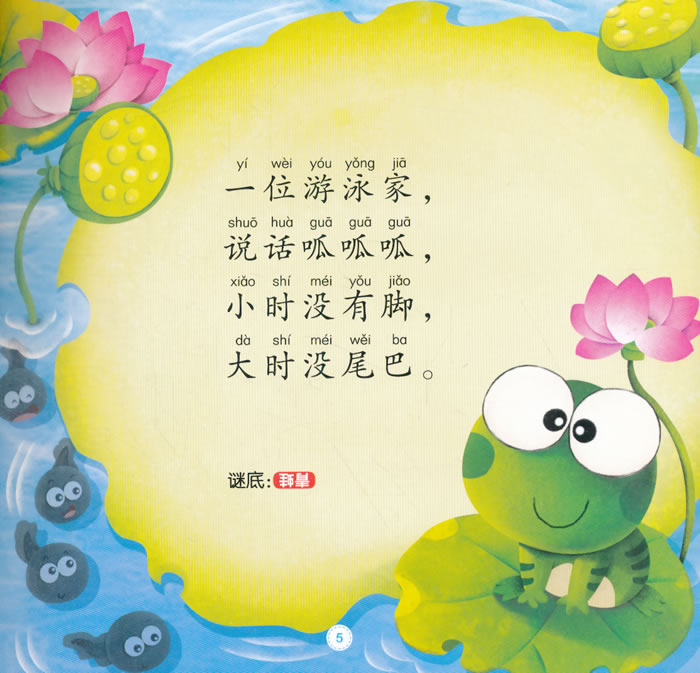 宝宝咿呀学说话 谜语 彩图注音版 大字大图我爱读