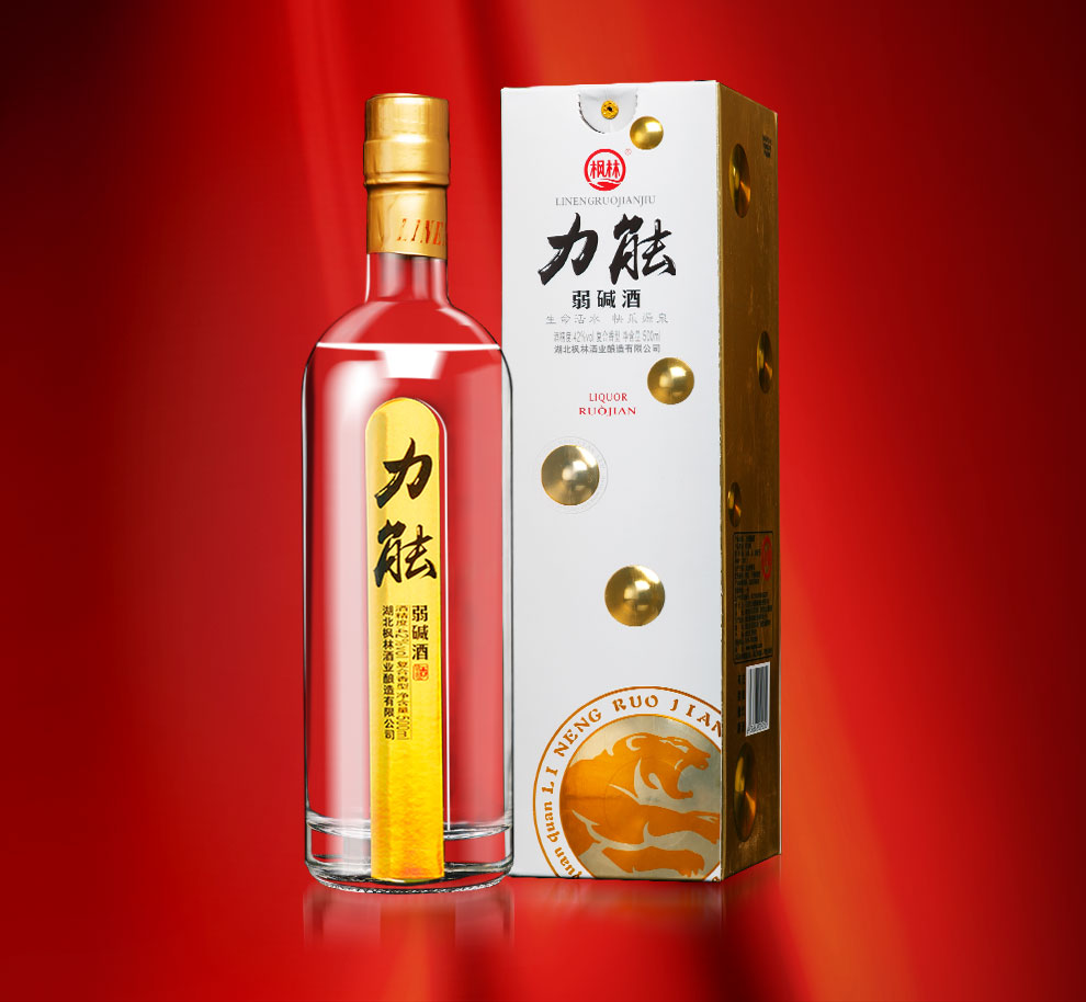 酒龙仓 力能弱碱酒复合香型白酒42度500ml 单