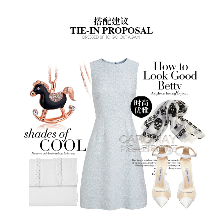 卡洛美<em>毛衣链</em> 韩国时尚<em>芭蕾</em>女水晶长挂链装饰