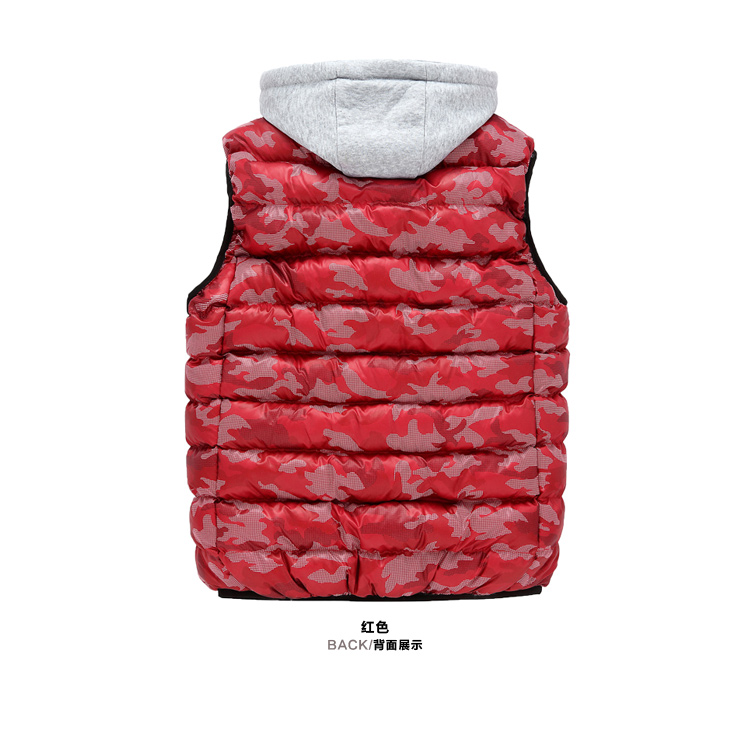 2014秋<em>款马甲男士</em>时尚潮流<em>迷彩服</em> 保暖羽绒马