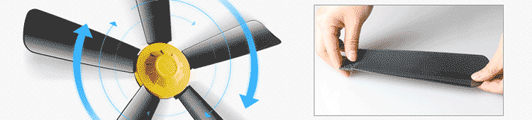 中联(zolee)电风扇迷你微风扇小风扇小电扇摇头台扇夹