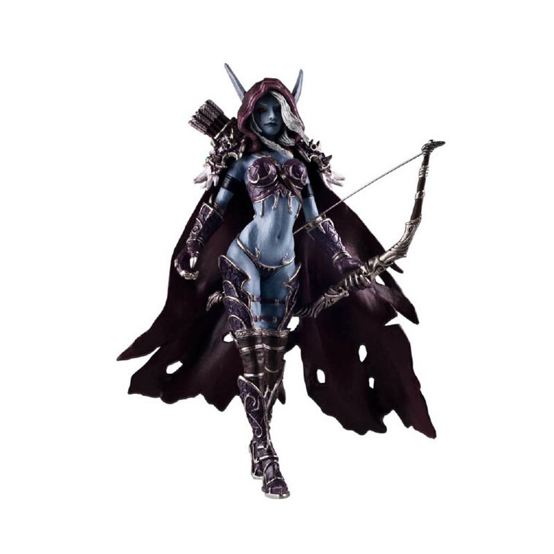 魔兽世界wow亡灵女王7寸希尔瓦娜斯sylvanaswindrunner手办模型亡灵