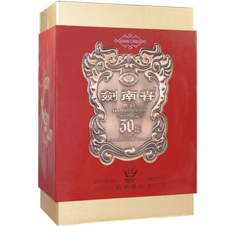 52度 剑南春30年年份酒 750ml(蓝瓶装) 中国名